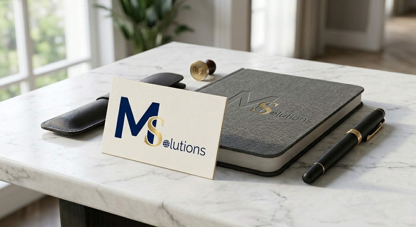 identite-visuelle-luxe-branding-logo-sur-mesure Création d'identité visuelle et design de logo premium Bleu et Or - Most Solutions